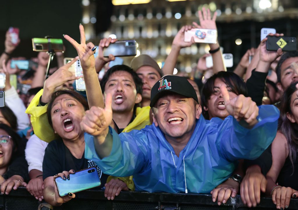 04 De Junio De 2023. Rompen Récord De Asistencia Los Fabulosos Cadillacs Con Más De 300 Mil Personas En El Zócalo Capitalino

Fotografia: Alejandro Medina Guzman/Secretaria De Cultura Cdmx